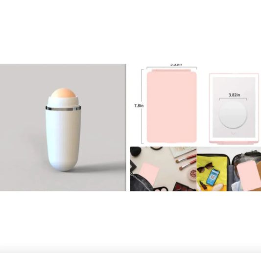 Miroir de Maquillage Tactile LED Pliable